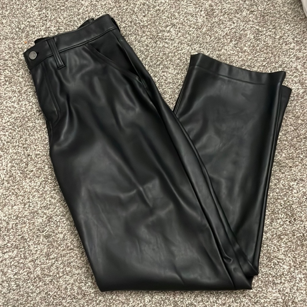Hollister leather pants